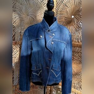 Vintage Zena Jeans Stylish Blue Denim Jacket_XL
